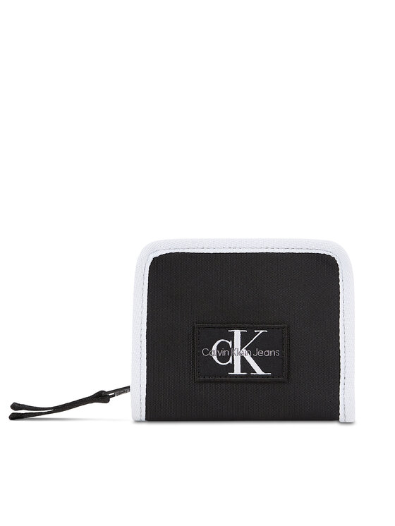 Portofel pentru copii Calvin Klein Jeans Colour Blocking Velcro Wallet IU0IU00452 Negru