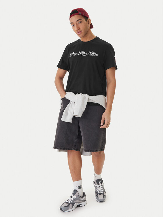 Reebok Reebok T-Shirt Harley RK25569CCM Czarny Regular Fit