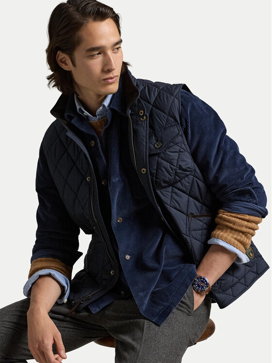 Polo Ralph Lauren Polo Ralph Lauren Kamizelka 710940375001 Granatowy Regular Fit