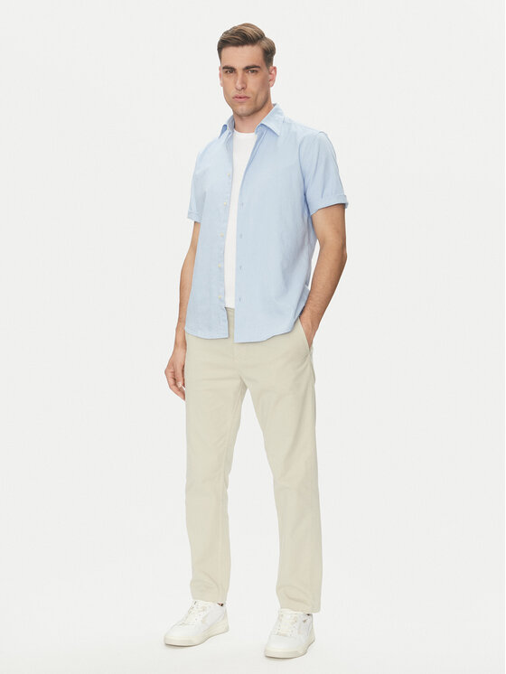 BOSS BOSS Cămașă Rash_2 50537332 Albastru celest Regular Fit
