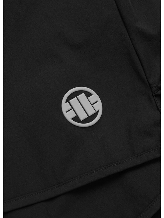 PITBULL PITBULL Szorty sportowe SPORT Czarny Regular Fit