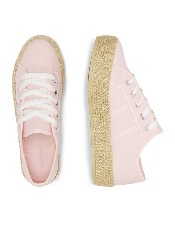 DeeZee DeeZee Espadryle WSS21067-01 Różowy