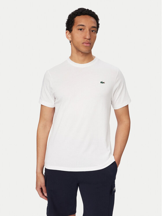 Lacoste Lacoste Tricou TH0003 Alb Regular Fit