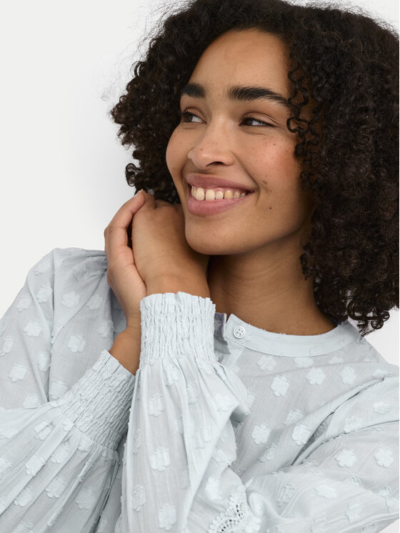 Kaffe Kaffe Hemd Enya 10509091 Blau Regular Fit