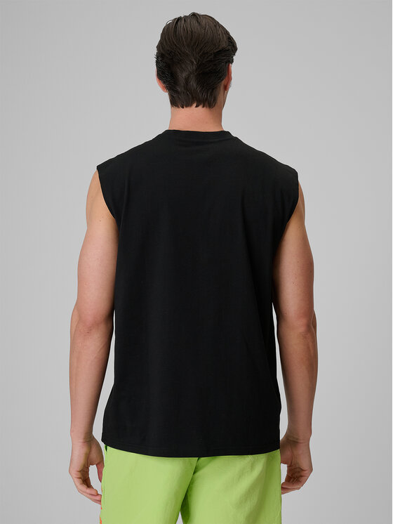 4F 4F Tank top FOB SUMMER Czarny Loose Fit