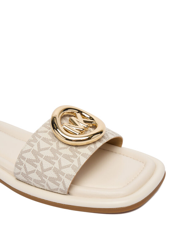 MICHAEL Michael Kors MICHAEL Michael Kors Klapki Milan 40F5MLFS1B Écru