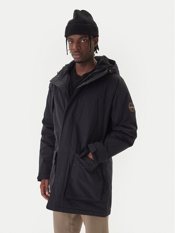 Napapijri Napapijri Winterjacke A-Diries NP0A88TE Schwarz Regular Fit