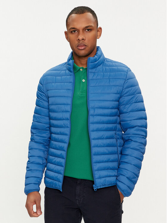 United Colors Of Benetton Prechodná bunda 2BA2UN028 Modrá Regular Fit