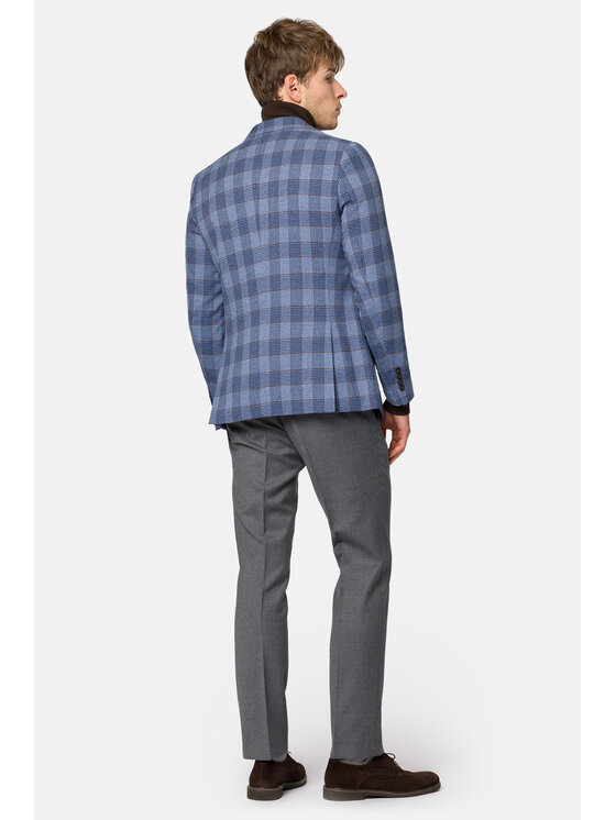 Lancerto Lancerto Marynarka Steveley MA131223000014 Niebieski Slim Fit