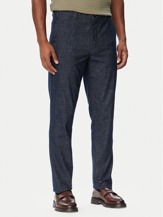 Tommy Hilfiger Tommy Hilfiger Чино панталони Denton MW0MW44823 Тъмносин Regular Fit