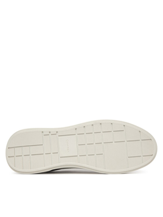 Calvin Klein Calvin Klein Sneakersy Chunky Cupsole Lace Up Lth Pinch YM0YM01454 Bordowy
