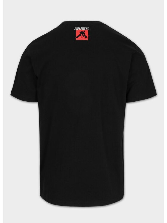 PITBULL PITBULL T-Shirt IN TECHNIQUE WE TRUST Czarny Regular Fit