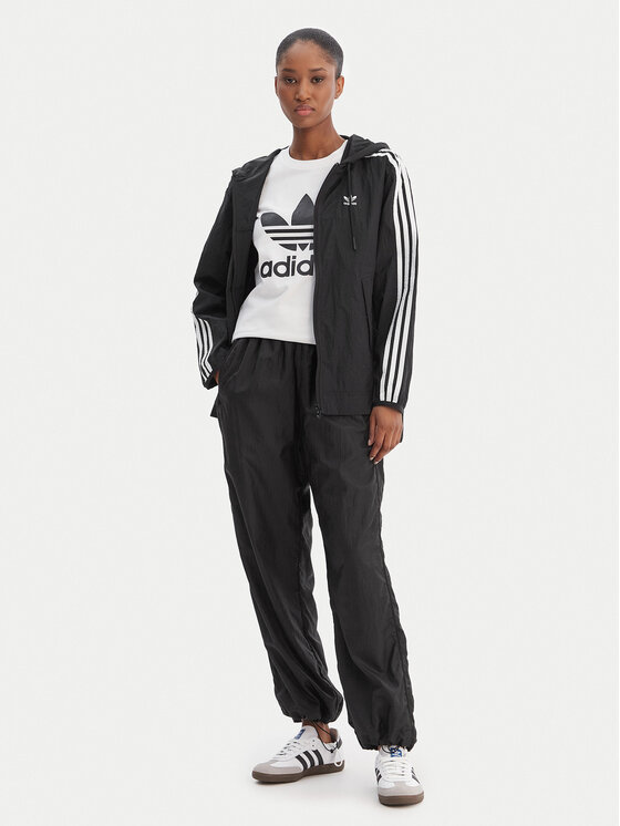 adidas adidas Vetrovka Windbreaker GN2780 Čierna Loose Fit