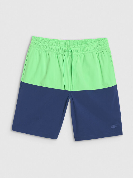 4F 4F Shorts da mare 4FWSS25UBDSM135-42S Verde Regular Fit
