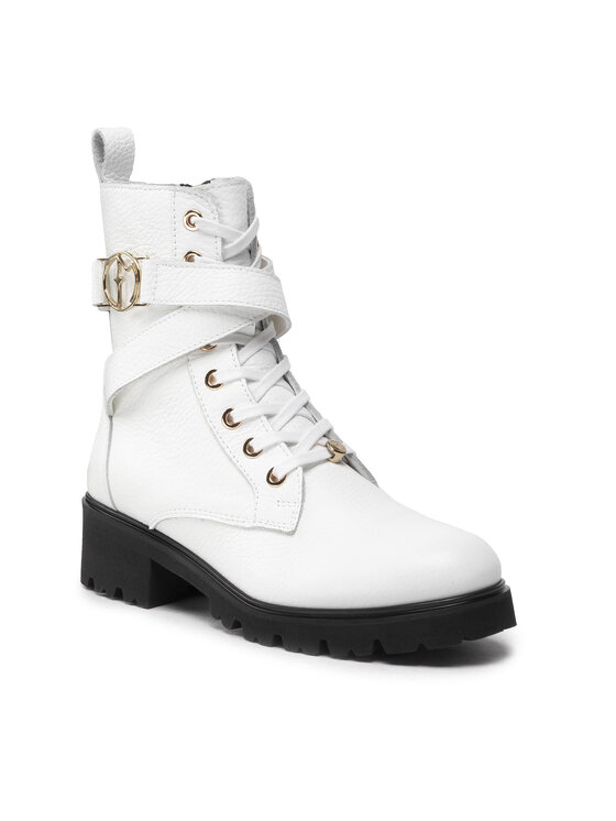 Eva Minge Eva Minge Trapper stila apavi EM-08-12-001574 Balts