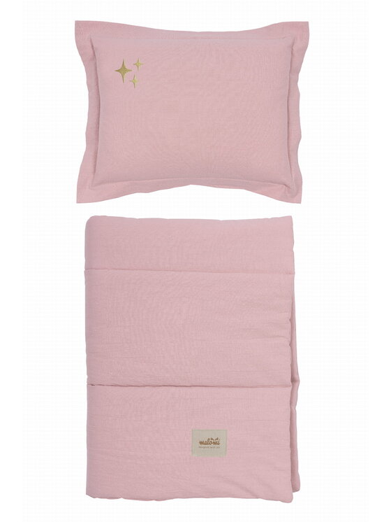 Malomi Malomi Komplet pościeli bedding_set_washed_stars_pink Różowy