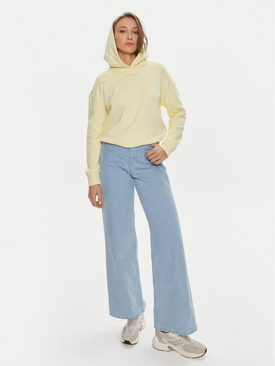 Calvin Klein Calvin Klein Суитшърт Micro Logo K20K206631 Жълт Regular Fit
