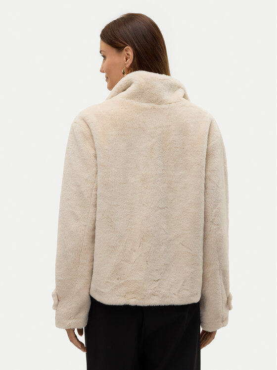 Vero Moda Vero Moda Pelzmantel Sonjaeva 10310303 Beige Regular Fit