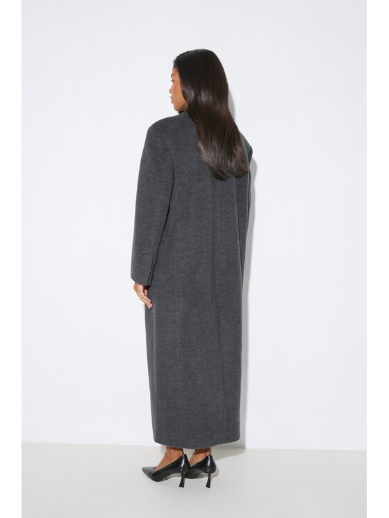 Estro Estro Cappotto di lana ER00117897 Grigio Loose Fit