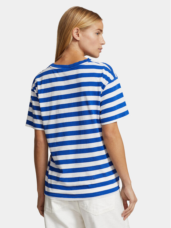 Polo Ralph Lauren Polo Ralph Lauren T-Shirt Rl Str Prl T 211924295001 Niebieski Regular Fit