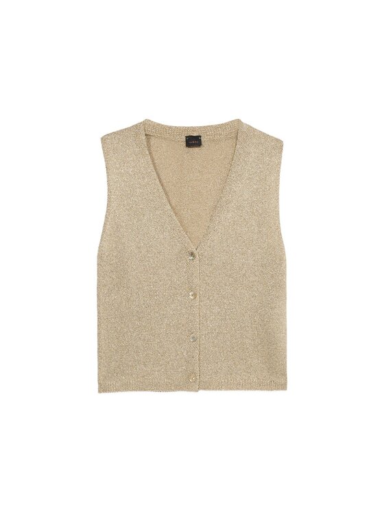 Oltre Oltre Cardigan M445J005192N012 Oro Slim Fit