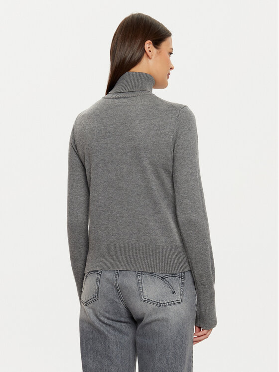 Guess Jeans Guess Jeans Rollkragenpullover W4BR15 Z3HO2 Grau Regular Fit