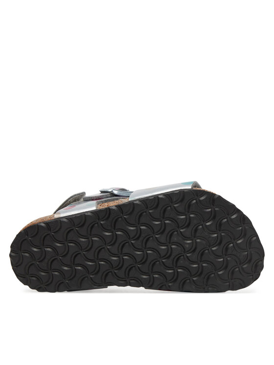 Birkenstock Birkenstock Sandały Rio As Kids 1029527 S Srebrny