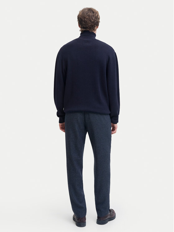 Jack & Jones Jack & Jones Bluză cu gât Milano 12285093 Bleumarin Relaxed Fit