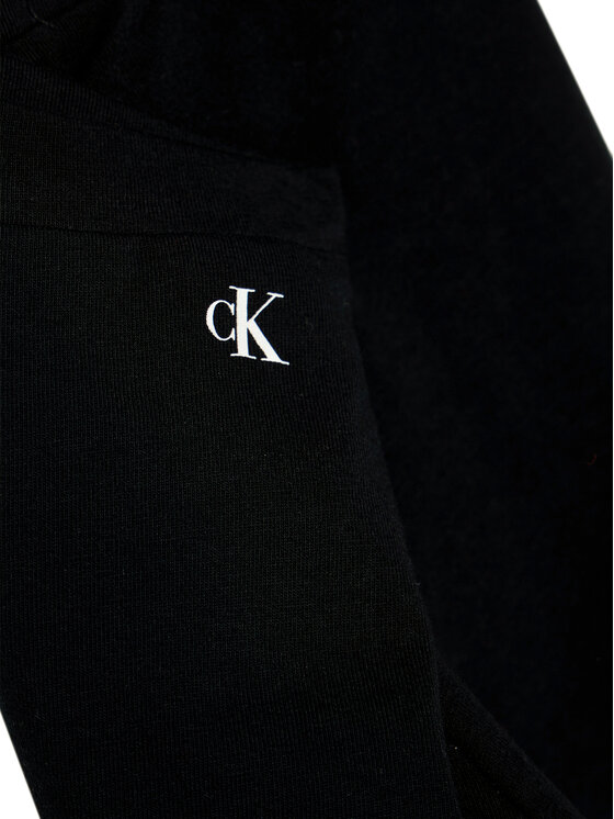 Calvin Klein Jeans Calvin Klein Jeans Leggings Logo IG0IG00740 Crna Slim Fit