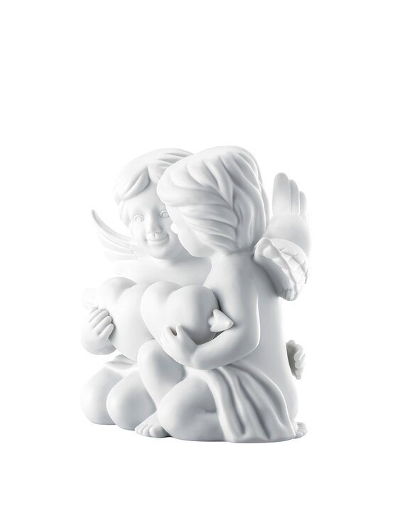 Rosenthal Rosenthal Figurka Para aniołów dużych z sercem Biały