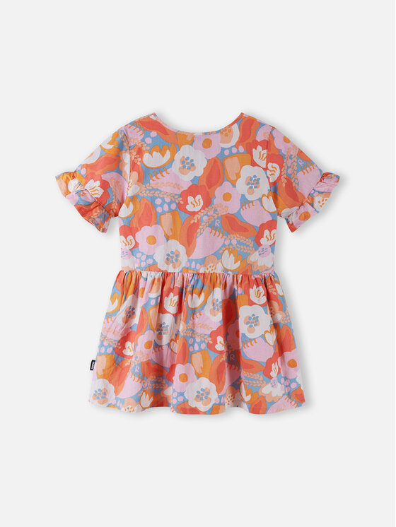 Reima Reima Ежедневна рокля Mekkonen 5200165B Оранжев Regular Fit