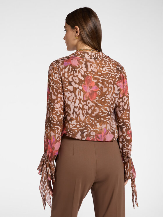 Elena Mirò Elena Mirò Blusa 2122P200192N001 Marrone Regular Fit