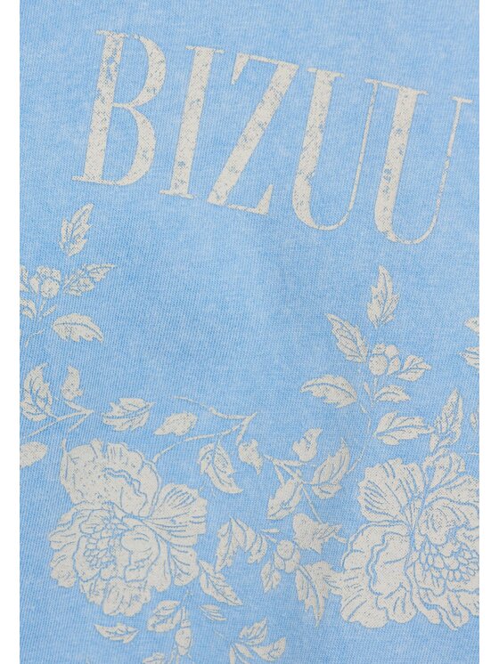 BIZUU BIZUU T-Shirt PAPLYS Modrá Standard Fit