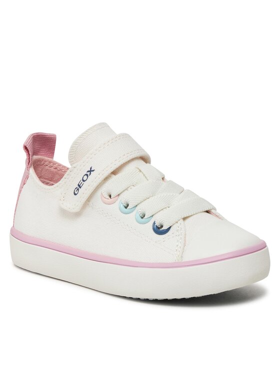 Geox Geox Tenisice J Gisli Girl J454NA 00010 C1000 M Bijela