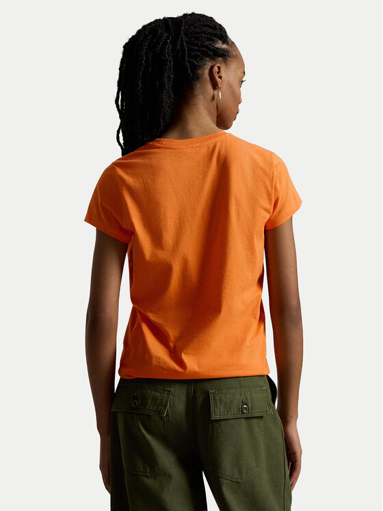 Polo Ralph Lauren Polo Ralph Lauren Marškinėliai 211B14605001 Oranžinė Classic Fit