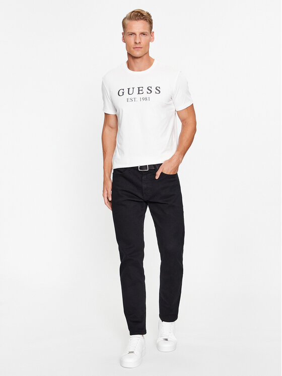 Guess Guess Marškinėliai U3BI22 K6YW0 Balta Regular Fit