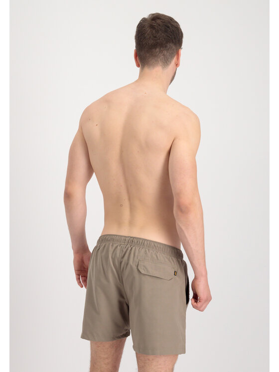 Alpha Industries Alpha Industries Kąpielówki Hydrochromic Allover Print Swimshort Zielony Regular Fit