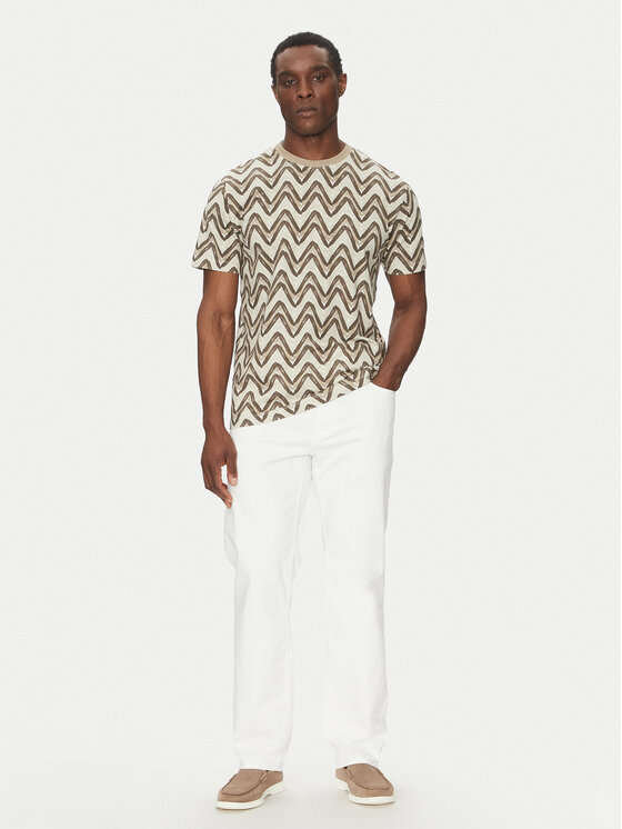 Liu Jo Liu Jo T-särk QA5161 J7734 Pruun Regular Fit