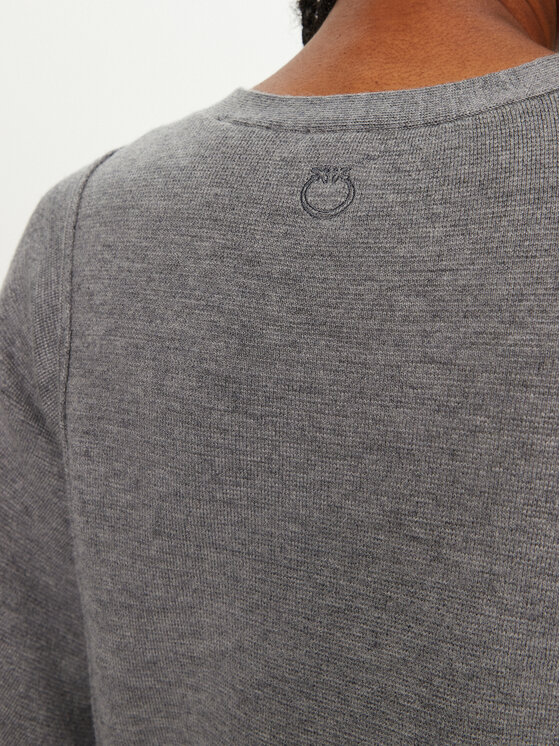 PINKO PINKO Φόρεμα υφασμάτινο Vitigno 103944 A221 Γκρι Regular Fit