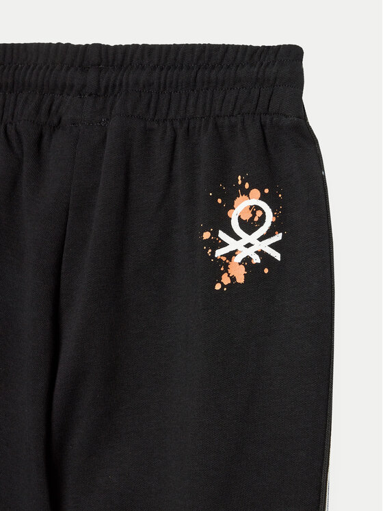 United Colors Of Benetton United Colors Of Benetton Jogginghose 330SCF059 Schwarz Regular Fit