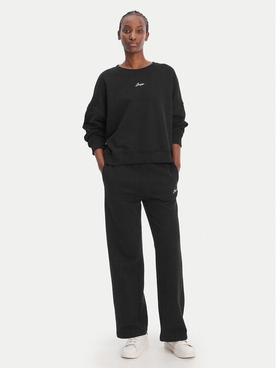 BOSS BOSS Bluză C_Ever 50554711 Negru Oversize
