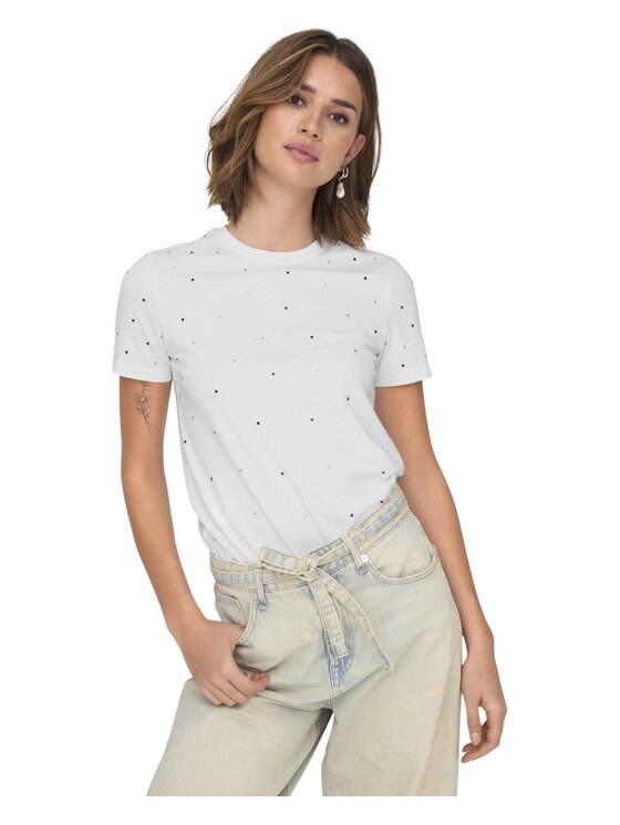 ONLY ONLY T-shirt 15342984 Bianco Regular Fit