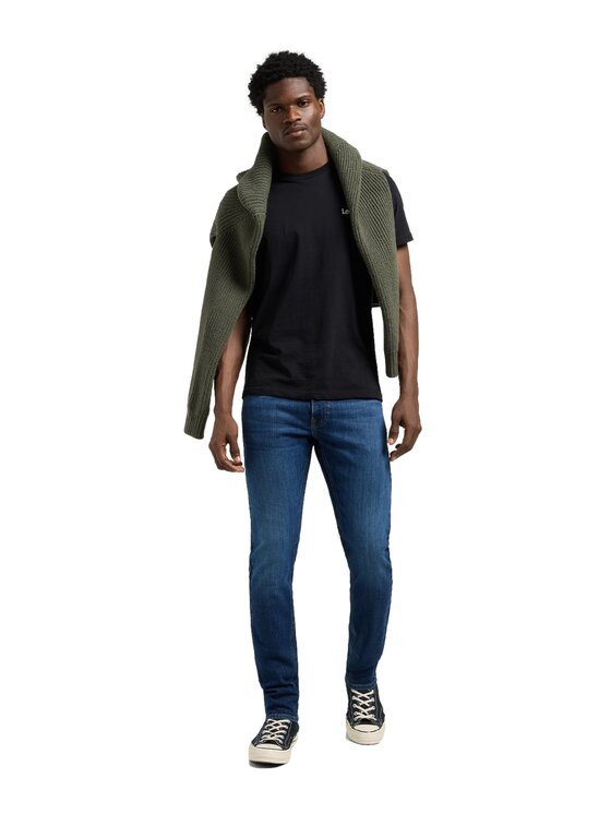 Lee Lee Jeansy 112370586 Niebieski Slim Fit