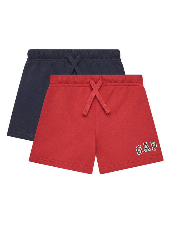 Gap Set di 2 pantaloncini sportivi 723598 Blu scuro Regular Fit, taglia : 2Y