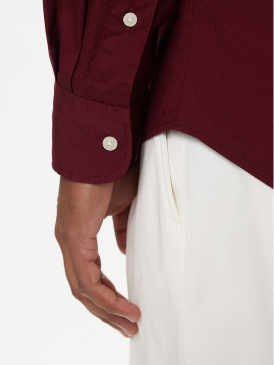 Tommy Hilfiger Tommy Hilfiger Srajca MW0MW37550 Bordo rdeča Regular Fit