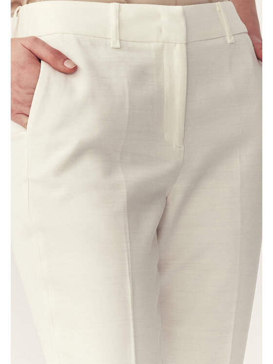 TATUUM TATUUM Kalhoty z materiálu KOLIA 8 Bílá Skinny Fit
