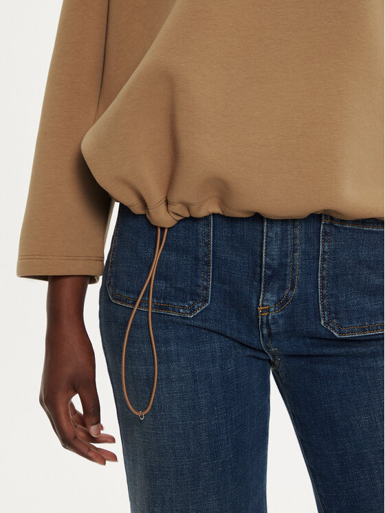PINKO Pinko Mikina Maglia 104234 A25J Hnedá Regular Fit