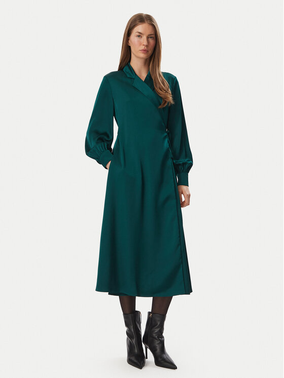 KARL LAGERFELD KARL LAGERFELD Φόρεμα καθημερινό B4W13009 Σκούρο πράσινο Regular Fit