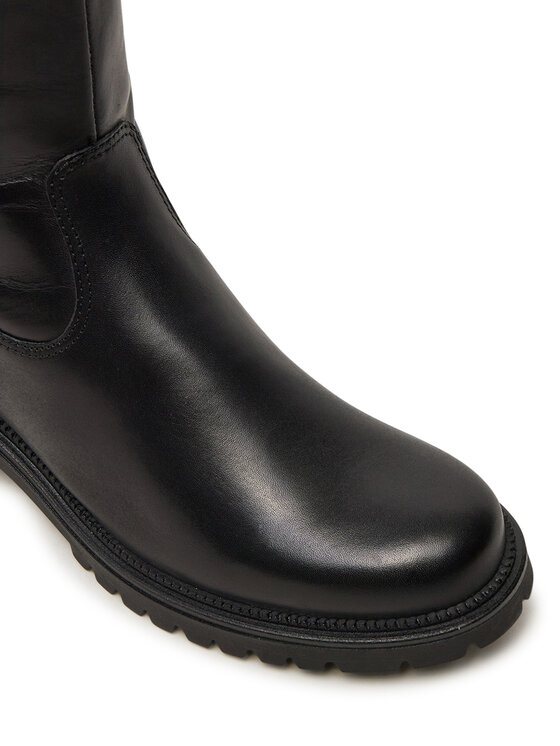 Tamaris Tamaris Kozačky ve vojenském stylu 1-25605-43 Černá