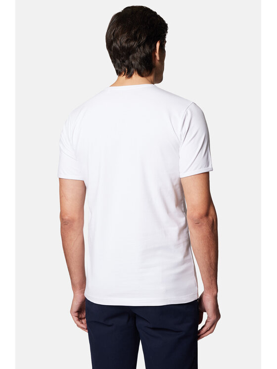 Lancerto Lancerto T-Shirt Ancus TS073124000010 Biały Regular Fit